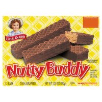 Little Debbie Nutty Buddy Wafers with Peanut Butter, 12 count, 12.0 oz, 12 Ounce