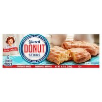 Little Debbie Glazed Donut Sticks, 6 count, 10.21 oz, 10 Ounce