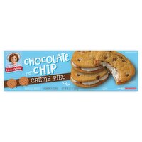 McKee Little Debbie Chocolate Chip Creme Pies Sandwich Cookies, 8 count, 10.63 oz