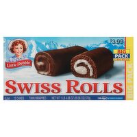 McKee Little Debbie Swiss Rolls Cakes Big Pack, 12 count, 1 lb 4.08 oz