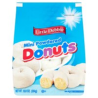 Little Debbie Mini Powdered Donuts, 10.0 oz, 10 Ounce