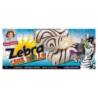 Little Debbie Zebra Cake Rolls, 6 count, 13.1 oz