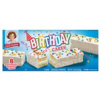 McKee Little Debbie Birthday Cakes, 8 count, 12.39 oz, 12.39 Ounce