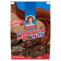 McKee Little Debbie Fudge Round Mini Donuts, 8.62 oz