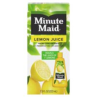 Minute Maid Minute Maid Lemon Juice Bottle, 7.5 fl oz, 7.5 Fluid ounce 