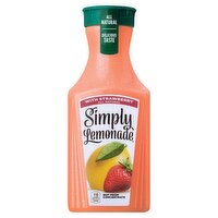 Simply Lemonade with Strawberry Juice, 52 fl oz