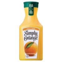 Simply Orange Pulp Free Juice Bottle, 52 fl oz