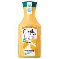 Simply Light Orange Pulp Free Bottle, 52 fl oz, 52 Fluid ounce