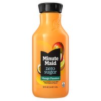 Minute Maid Zero Sugar Mango Passion Flavored Fruit Drink, 52 fl oz