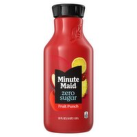 Minute Maid Zero Sugar Fruit Punch Bottle, 52 fl oz, 52 Fluid ounce