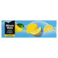 Minute Maid Zerosugar Lemonade, 12 fl oz, 12 count