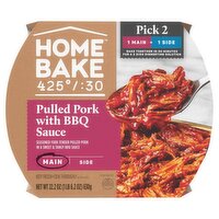 Home Bake 425° / :30 Main Pulled Pork with BBQ Sauce, 22.2 oz, 22.2 Ounce