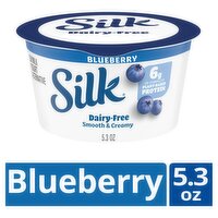 Silk Dairy-Free Smooth & Creamy Blueberry Soymilk Yogurt Alternative, 5.3 oz