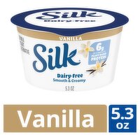 Silk Dairy-Free Smooth & Creamy Vanilla Soymilk Yogurt Alternative, 5.3 oz