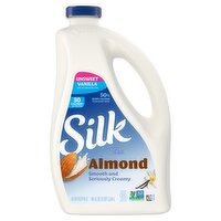 Silk Unsweet Vanilla Almondmilk, 96 fl oz, 96 Fluid ounce