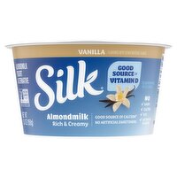 Silk Vanilla Almondmilk Yogurt Alternative, 5.3 oz, 5.3 Ounce