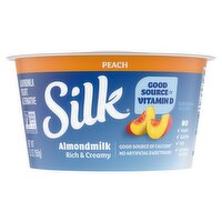 Silk Peach Almondmilk Yogurt Alternative, 5.3 oz, 5.3 Ounce