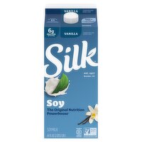 Silk Vanilla Soymilk, 64 fl oz, 64 Fluid ounce