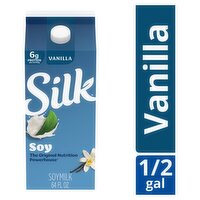 Silk Vanilla Soymilk, 64 fl oz