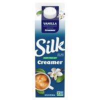 Silk Vanilla Dairy-Free Soy Creamer, 32 fl oz, 32 Fluid ounce