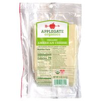 Applegate Organics Organic American Cheese, 5 oz, 5 Ounce