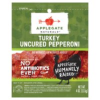 Applegate Naturals Turkey Uncured Pepperoni, 4 oz