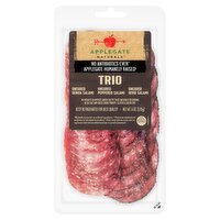 Applegate Naturals Trio Uncured Genoa, Peppered, Herb Salami, 6 oz