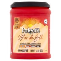 Folgers Roast Master Series Blonde Silk Mild Ground Coffee, 9.6 oz