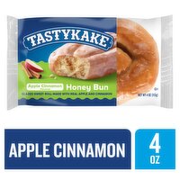 Tastykake Apple Cinnamon Flavored Honey Bun, 4 oz