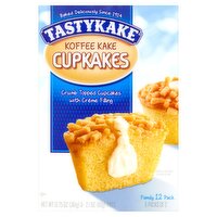 Tastykake Koffee Kake Cupkakes, 2.1 oz, 6 pack