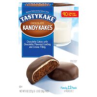 Tastykake Chocolate Kandy Kakes Family Pack, 1.3 oz, 6 count, 8 Ounce