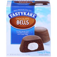 Tastykake Chocolate Bells Cupcakes Family Pack, 1.75 oz, 8 count