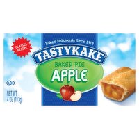 Tastykake Apple Baked Pie, 4 oz, 4 Ounce