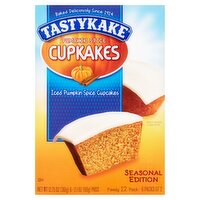 Tastykake Pumpkin Spice Cupkakes Seasonal Edition Family Pack, 2.1 oz, 6 count, 12.75 Ounce