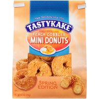 Tastykake Spring Edition Peach Cobbler Mini Donuts, 11.5 oz, 11.5 Ounce