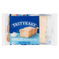 Tastykake Krimpets Iced Sponge Cakes with Creme Filling, 3 count, 3.625 oz