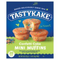 Tastykake Confetti Cake Mini Muffins, 1.6 oz, 5 count