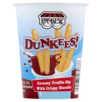 Paskesz Dunkees! Creamy Truffle Dip with Crispy Biscuits, 1.83 oz