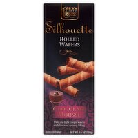 Paskesz Silhouette Chocolate Mousse Rolled Wafers, 3.5 oz