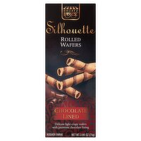 Badatz Paskesz Silhouette Chocolate Lined Rolled Wafers, 2.66 oz