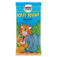 Paskesz Raspberry Sour Candy Sticks, 3.5 oz