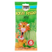 Paskesz Apple Sour Sticks, 3.5 oz