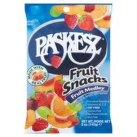 Paskesz Fruit Medley Fruit Snacks, 5 oz