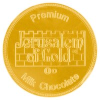 Jerusalem of Gold Premium Medallion Milk Chocolate, 0.81 oz