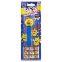 Paskesz Pez Chanukah Assorted Fruit Candy & Dispenser, 0.29 oz, 3 count