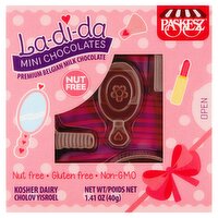 Paskesz La-Di-Da Mini Premium Belgian Milk Chocolates, 1.41 oz