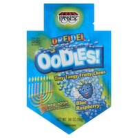 Paskesz Dreidel Oodles! Blue Raspberry Tiny Tangy Fruity Chews, 0.56 oz