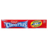 Saran Cling Plus Clear 200 sq ft Plastic Wrap, 1 Each