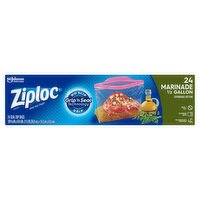 Ziploc Marinade 1/2 Gallon Seal Top Bags, 24 count