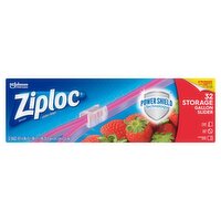 Ziploc Storage Gallon Slider Bags, 32 count